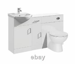 VeeBath Linx Vanity Basin Cabinet WC Toilet Bathroom Storage Furniture 1200mm
