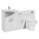 Veebath Linx Vanity Unit Wc Toilet Storage Cabinet Bathroom Furniture 1400mm
