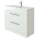 Veebath Sobek Vanity Basin Cabinet Unit White Storage Sink Furniture 1000mm