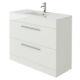 Veebath Sphinx Vanity Basin Cabinet Unit White Storage Sink Furniture 1000mm