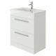 Veebath Sphinx Vanity Basin Cabinet Unit White Storage Sink Furniture 700mm