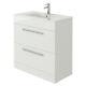 Veebath Sphinx Vanity Basin Cabinet Unit White Storage Sink Furniture 800mm