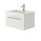 Veebath Sphinx Vanity Basin Cabinet Wall Hung White Furniture Sink Unit 600mm