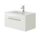Veebath Sphinx Vanity Basin Cabinet Wall Hung White Furniture Sink Unit 700mm