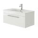 Veebath Sphinx Vanity Basin Cabinet Wall Hung White Furniture Sink Unit 800mm