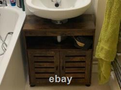 Vintage Bathroom Under Sink Cabinet Basin Vanity Storage Cupboard Unit Furniture