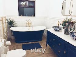 Vintage Bathroom Vanity Sink Basin Unit With Double Basins Furniture Twin Sinks