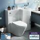 Wc Basin White Rh 900 Mm Vanity Sink And Toilet Unit Concealed Cistern Ellen