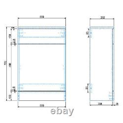 WC Unit Bathroom Vanity Square/Shape Close Coupled Toilet with Seat + Cistern