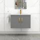 Wall Hung Bathroom Sink Vanity Unit Furniture Cabinet 2 Door 500/600/800mm