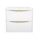 Wall Hung Bathroom Vanity Unit With Basin 500 600 800mm Drawers Cabinet White