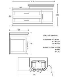 Wall Hung Vanity Unit Imperial Bathrooms with basin