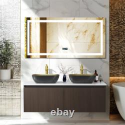 Wall Mounted Bathroom Vanity Unit & Basin Sink Dual Doors Storage Cabinet 1200mm