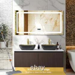 Wall Mounted Bathroom Vanity Unit & Basin Sink Dual Doors Storage Cabinet 1200mm