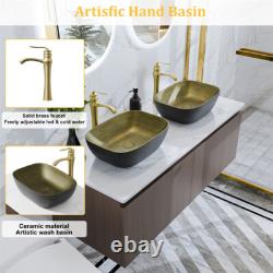 Wall Mounted Bathroom Vanity Unit & Basin Sink Dual Doors Storage Cabinet 1200mm