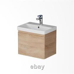 Wall Mounted Bathroom Vanity Unit & Basin Sink Storage Furniture Cabinet 500mm