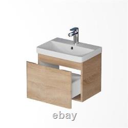 Wall Mounted Bathroom Vanity Unit & Basin Sink Storage Furniture Cabinet 500mm