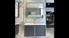 Wall Mounted Single Bathroom Vanity With Sink And Led Mirror Cabinet Galaxyhome