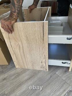 Wall hung vanity unit 600 oak