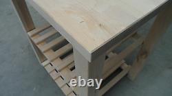 WashStand, Solid Birch Freestanding Vanity Unit for Bathroom Basin Sink Handmade