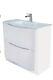 White Bathroom Sink Vanity Unit With Storage Drawers New & Unopened