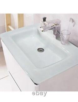 White Bathroom Sink Vanity Unit with Storage Drawers New & Unopened