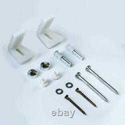 White L-Shape RH Small 900mm Vanity Unit Sink Toilet Bathroom Debra