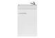 White Small Bathroom Vanity Unit With Basin Cloakroom Sink Unit Wall Hung Set
