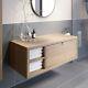 Wood Bathroom Furniture Vanity Unit Basin Sink Storage Tall Cabinet Soft Close